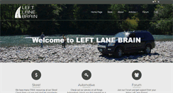 Desktop Screenshot of leftlanebrain.com